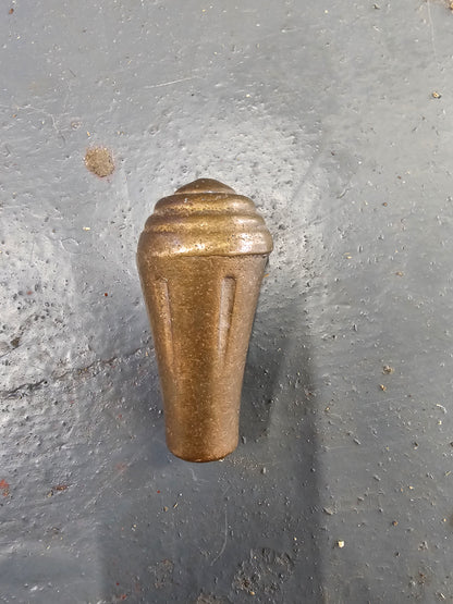 Brass knob. Would make a really nice shifter handle