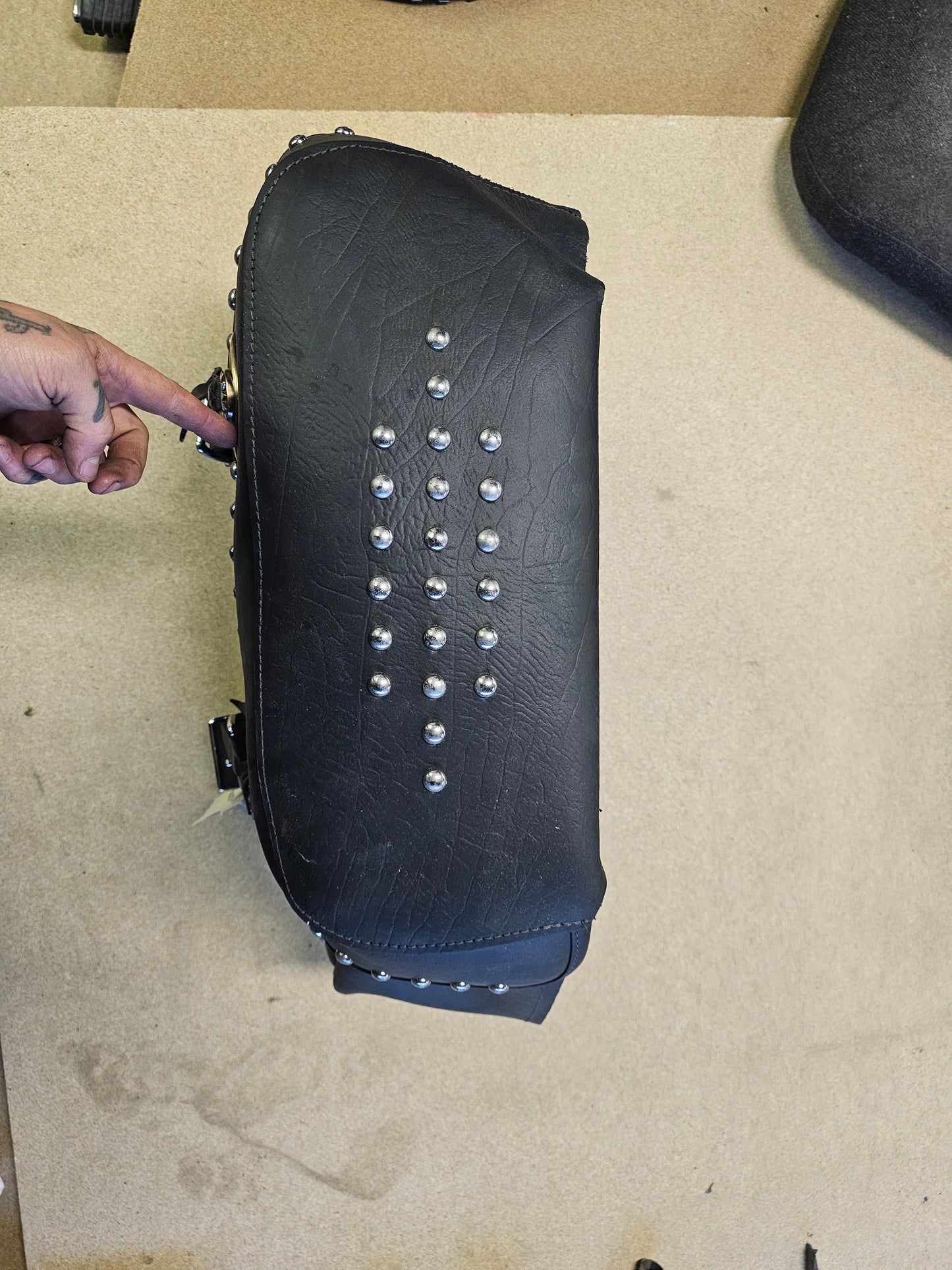 Harley Davidson Heritage Softail 2013 side Panier leather H835401AS00131