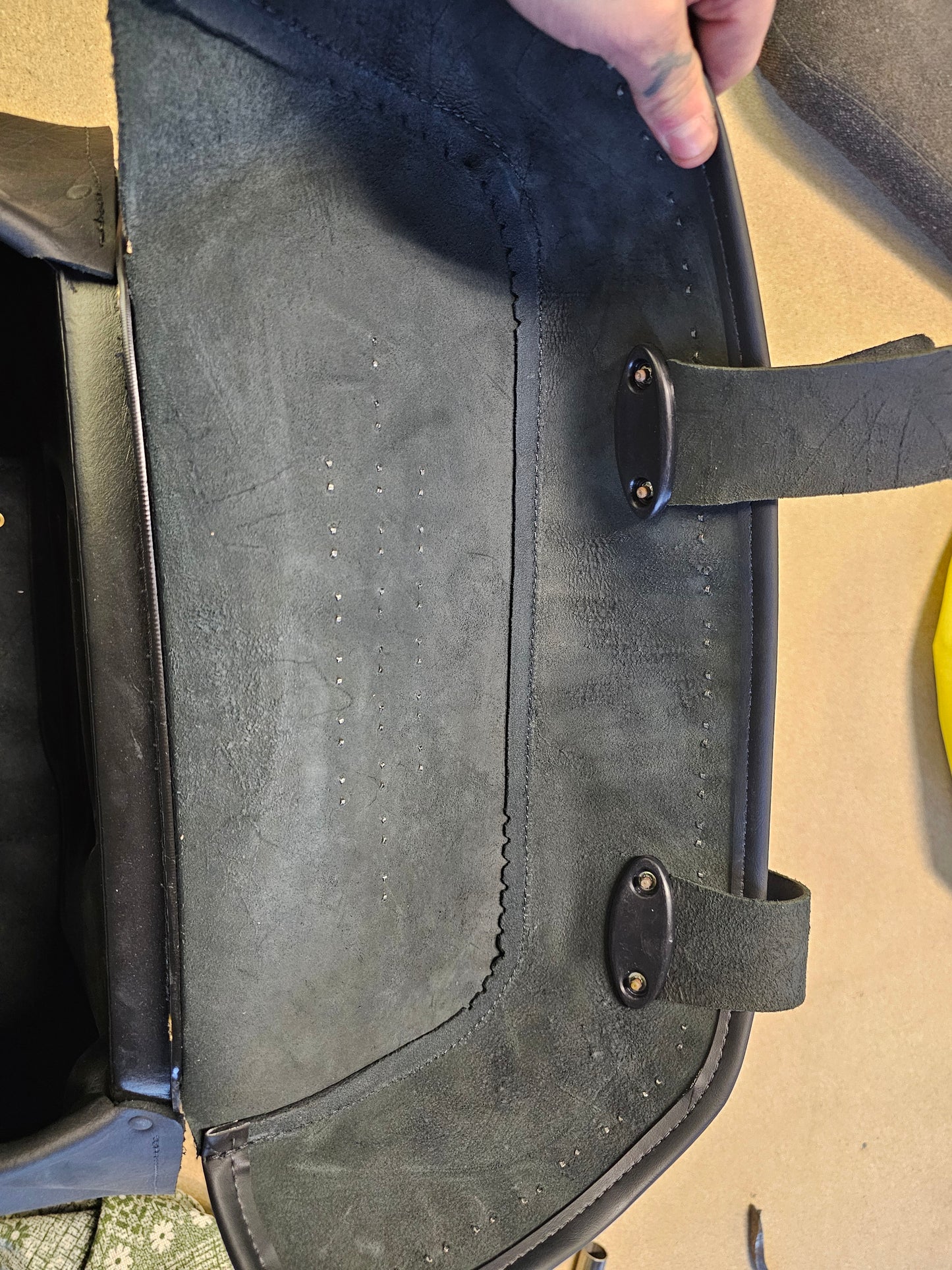 Harley Davidson Heritage Softail 2013 side Panier leather H835401AS00131