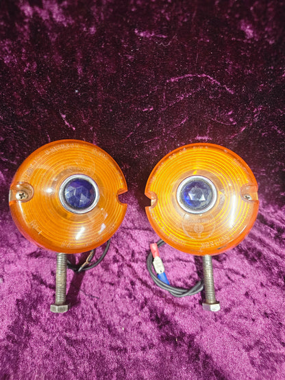 Harley Davidson Bue dot indicators -Pair