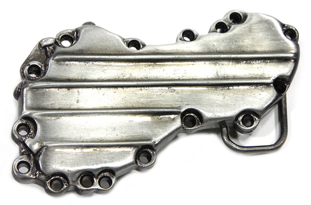 V-TWIN PANHEAD CAM COVER STYLE BELT BUCKLE